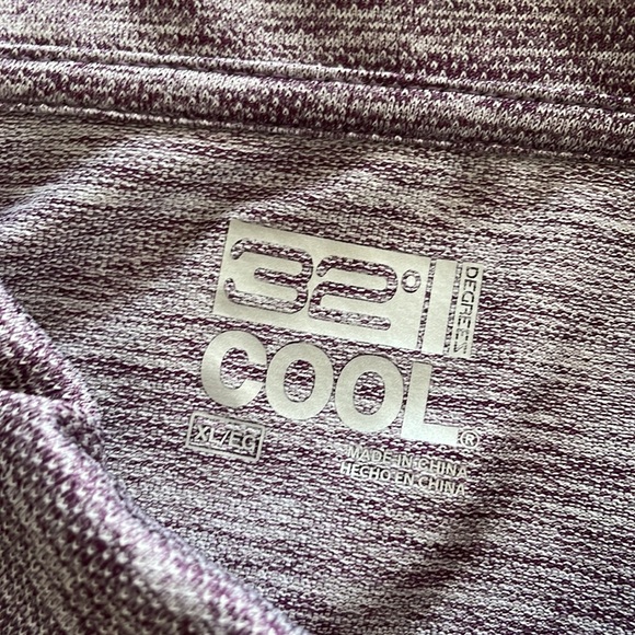 Maroon Polo Heather Purple/Red Burgundy Color Golf Sporty Athletic NWT Size XL - Picture 5 of 7